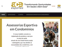 Tablet Screenshot of aceesportes.com.br